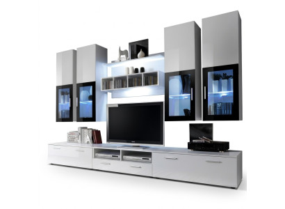 Woonkamer Inrichting Muur Kast Ontwerp Hout Muur Kast Modern Set