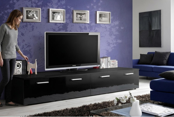Ontwerper TV-standaard Moderne woonkamer commode Hout Luxe inrichting