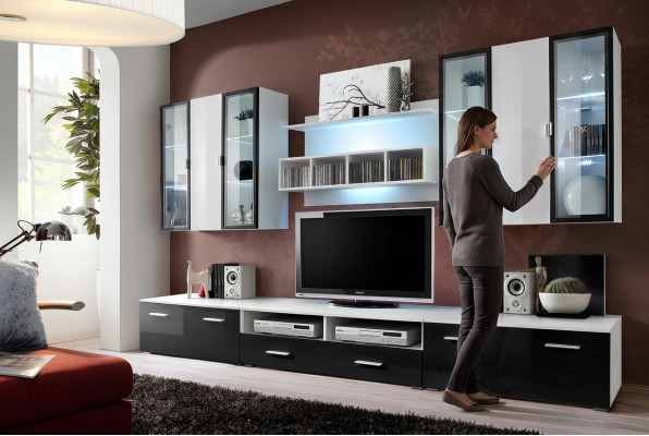 Moderne design woonkamer tv-standaard hout woonkamer meubilair tv-meubilair.