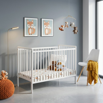Babybed Slaapkamer Kinderbed Meubels Kinderkamer Ontwerper wit Meubels Nieuw