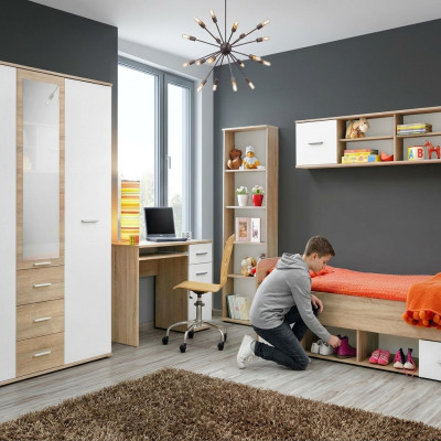 Volledige moderne kinderkamer ontwerper bureau set luxe meubels