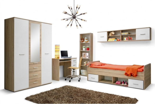 Volledige moderne kinderkamer ontwerper bureau set luxe meubels