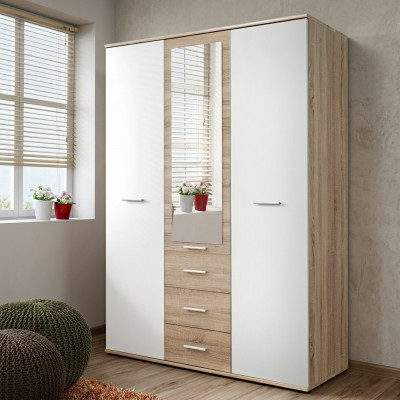 Kledingkast Ontwerp Luxe Kast Modern Stijl Slaapkamer Inrichting Hout