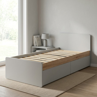 Modern bed Jeugdkamer inrichting Houten design Slaapkamer houten meubels