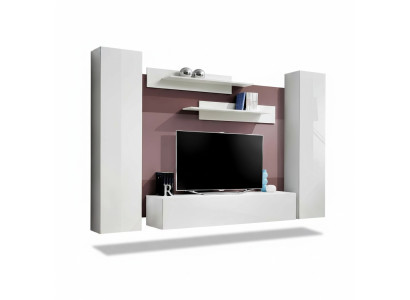 Woonwand Complete woonkamerinrichting 5-delig set wandrekken tv-standaard