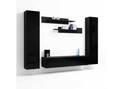 Volledige set wandmeubel luxe inrichting moderne meubels
