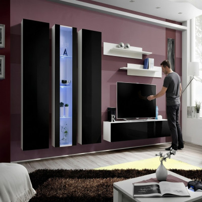 Wandmeubel Luxe Woonkamer Meubel Complete Set 6-delig Designer Inrichting