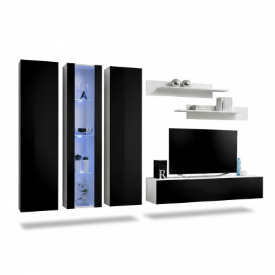 Wandmeubel Luxe Woonkamer Meubel Complete Set 6-delig Designer Inrichting