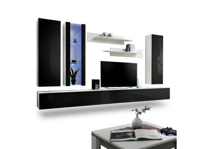 Woonkamerset 7-delig Luxe Woonwand Modern Designer Wandkast Nieuwe TV-standaard  Woonkamerset 7-delig Luxe woonwand Modern design wandkast Nieuwe tv-standaard