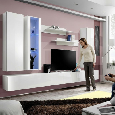 Woonkamer meubelontwerper Wit Woonkast TV-standaard Dressoir Modern Wandkast