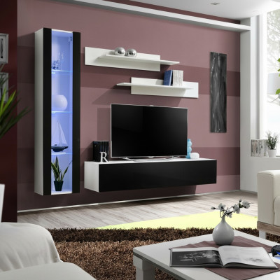 Luxe set 4-delig ontwerper wandmeubel woonkamermeubels tv-standaard inrichting meubels