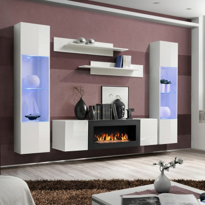 Moderne woonkamer meubels Ontwerper woonwand Wandplanken Dressoir Inrichting