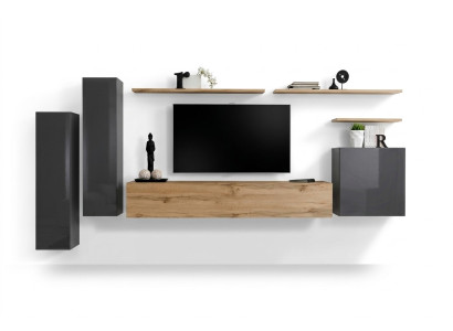 Ontwerper woonkamer meubilair woonkamer luxe tv-standaard houten wandplank compleet nieuw