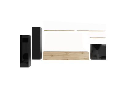 Complete 7-delige wandkast woonkamer luxe inrichting moderne meubels