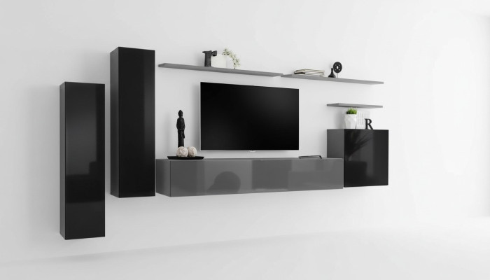 Moderne woonkamer luxe design woonkamermeubels wandkast wandplank nieuw