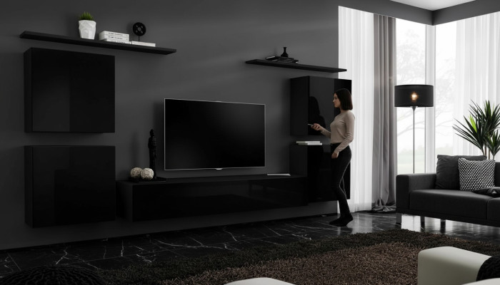 Woonkamer wandplank inrichting woonwand luxe compleet set wandkast  Woonkamer wandplank inrichting woonwand luxe compleet set wandkast