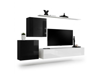 Woonkamer woonkast Wit TV-standaard Design dressoir Inrichting Wandkast  Woonkamer woonkast Wit TV-standaard Design dressoir Inrichting Wandkast