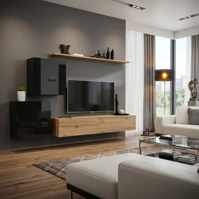 Moderne Nieuwe wandkast Sideboard bruin Designer Woonkamer meubels Houten wandkast