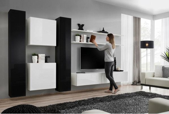 Witte woonwand wandkast designer woonkamer meubels tv-standaard dressoir