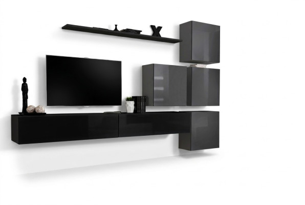Woonkamer ontwerp complete woonwand muurkast luxe set kast