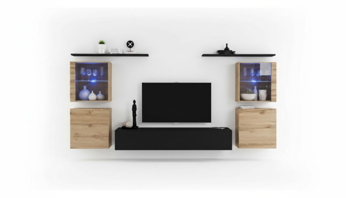Ontwerper Compleet Woonkamer Luxe Woonwand Groep Modern Sideboard Inrichting