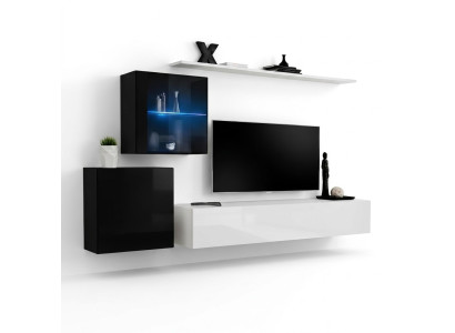 Woonkamermeubel Ontwerper Modern Woonwand 260cm Luxe Dressoir Set
