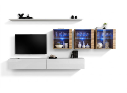 Wand compleet meubilair woonkamer modern woonkamermeubilair tv-standaard design