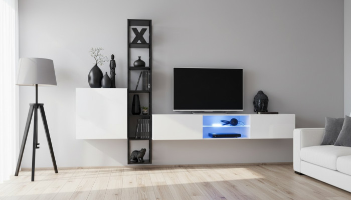 Woonkamer Compleet Set 3-delig Luxe Woonwand Wandkast TV-standaard Design