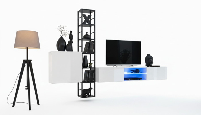 Woonkamer Compleet Set 3-delig Luxe Woonwand Wandkast TV-standaard Design