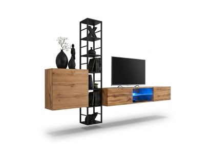 Plank wand woonwand muurkast rek ontwerp tv-standaard dressoir luxe nieuw