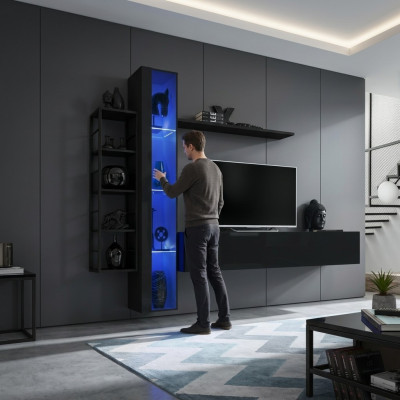 Wandmeubel Zwart Designer TV-stand Woonkamermeubels Meubels Compleet Dressoir