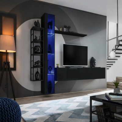 Wandmeubel Zwart Designer TV-stand Woonkamermeubels Meubels Compleet Dressoir