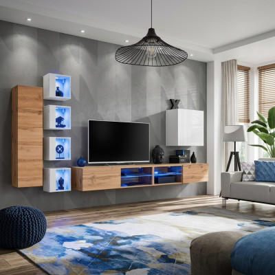 Ontwerper moderne meubels wandplanken tv-standaard wandkast hangkast houten meubels