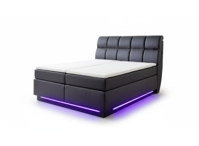 Bed met bekleding, bed, gestoffeerde meubelen, luxe designer dubbel bed 180x200cm kunstleer.