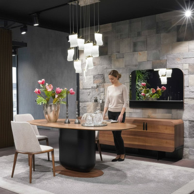 Eetkamerset 6-delig Eettafel Stoelen Eetgroep Dressoir Meubels