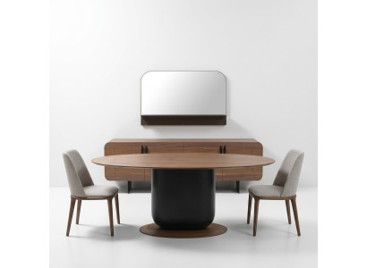 Eetkamerset 6-delig Eettafel Stoelen Eetgroep Dressoir Meubels