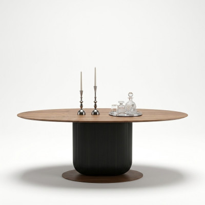 Eettafel Ontwerp Tafel Moderne Meubels Eetkamer Hout Ontwerp Luxe Inrichting Nieuw