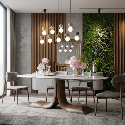 Eetkamer eettafel 4x stoelen luxe compleet set 4-delig eetgroep houten tafel