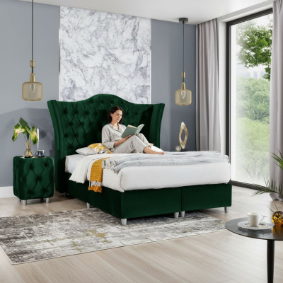 Slaapkamer Bed Nachtkastjes Compleet Set Design Inrichting Luxe Meubels