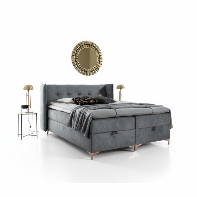 Boxspringbed 160x200cm gestoffeerde meubels Luxe bed Slaapkamerstijl Modern