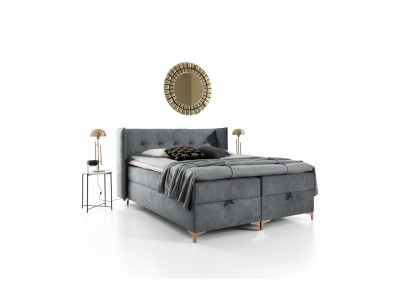 Boxspringbed 160x200cm gestoffeerde meubels Luxe bed Slaapkamerstijl Modern