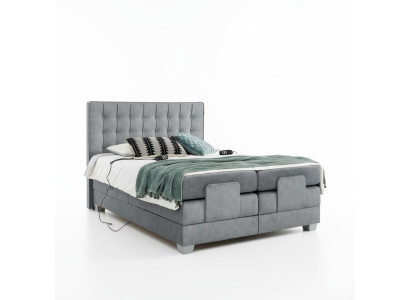 Moderne grijze tweepersoonsbed 160x200cm slaapkamer ontwerp modern interieur