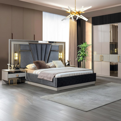 Slaapkamer set Bed met 2x nachtkastjes Compleet luxe inrichting Modern