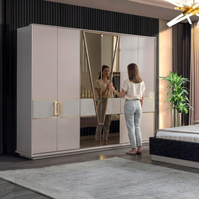 Slaapkamer Kledingkast Moderne meubels luxe Nieuwe inrichting Ontwerp