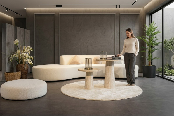 Woonkamer set Bank Vierzitter Bank Salontafel Voetenbank Textiel Meubels Woonkamerset Bank Vierzitterbank Salontafel Voetenbank Stoffering Meubels