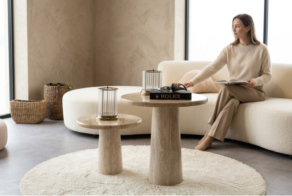 2x salontafels woonkamerset houten meubels design moderne inrichting