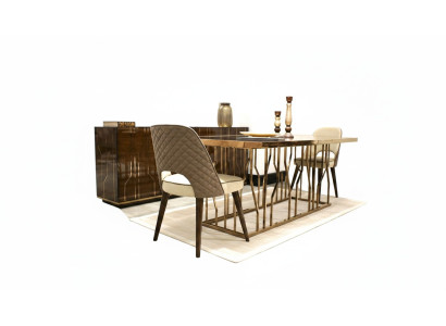 Ontwerpstoel Stoffen bekleding Luxe meubels Eetkamer Modern inrichting