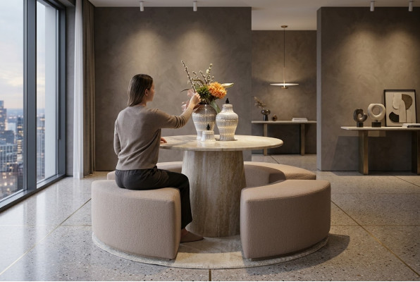 Luxe woonkamer salontafel Design Modern Meubels Hout Inrichting