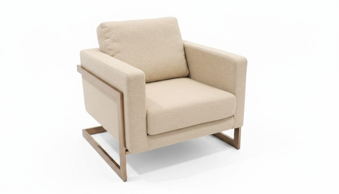 Luxe fauteuil woonkamer inrichting ontwerp modern meubilair stoffentextiel.