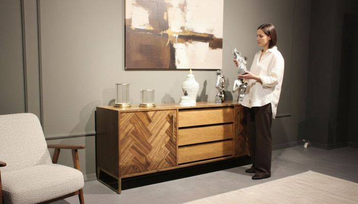 Sideboard Woonkamer Ontwerp Modern Console Luxe Inrichting Nieuw